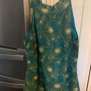 Liberty of London for target peacock feather top.‎ Worn twice
